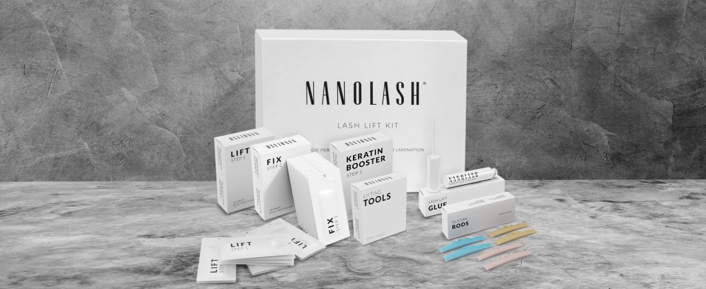 Jak wydłużyć, pogrubić i podkręcić rzęsy bez wychodzenia z domu? Zestaw Nanolash Lift Kit jest odpowiedzią!