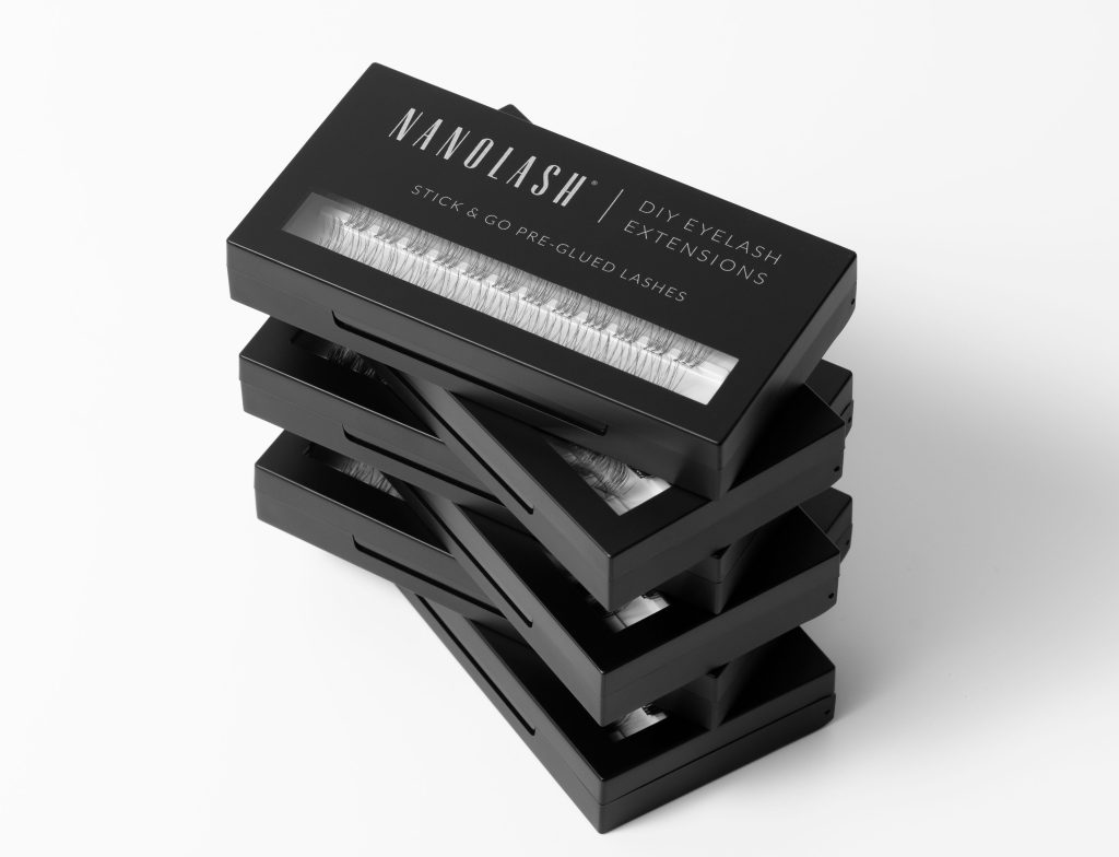 nanolash rzęsy w kępkach z klejem
